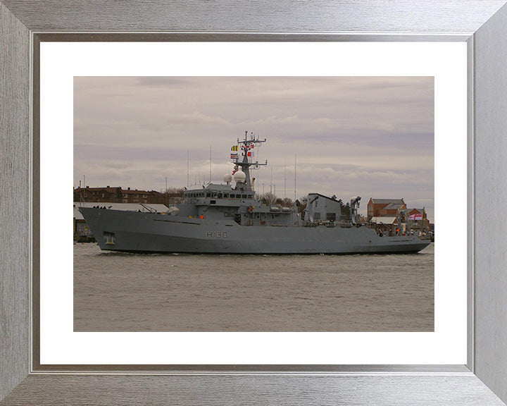 HMS Roebuck H130 Royal Navy coastal survey vessel Photo Print or Framed Print - Hampshire Prints