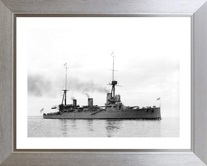 HMS New Zealand (1911) Royal Navy Indefatigable class battlecruiser Photo Print or Framed Photo Print - Hampshire Prints