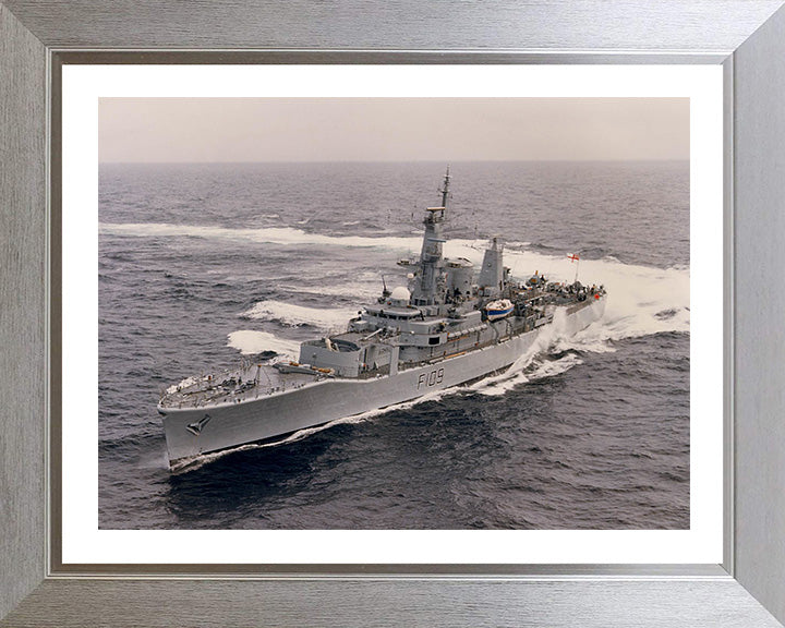 HMS Leander F109 Royal Navy Leander Class Frigate Photo Print or Framed Print - Hampshire Prints