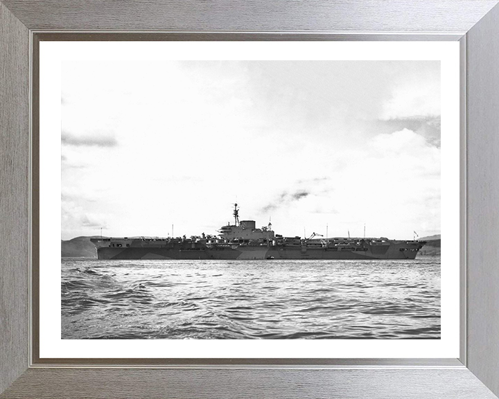 HMS Implacable R86 Royal Navy Implacable Class Aircraft Carrier Photo Print or Framed Print - Hampshire Prints