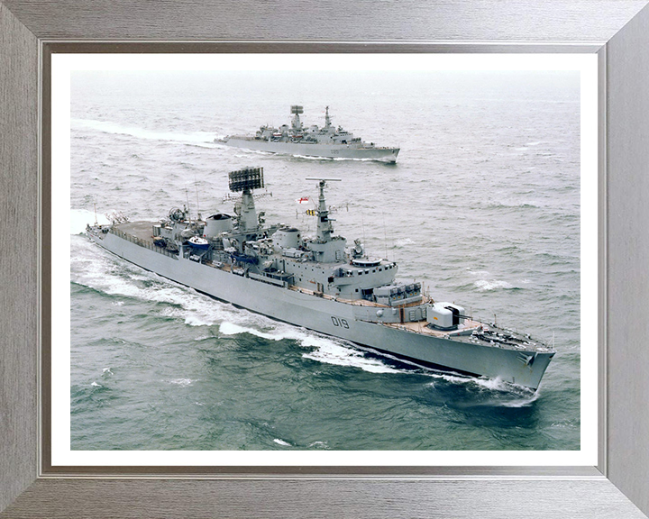 HMS Glamorgan D19 Royal Navy County class Destroyer Photo Print or Framed Print - Hampshire Prints