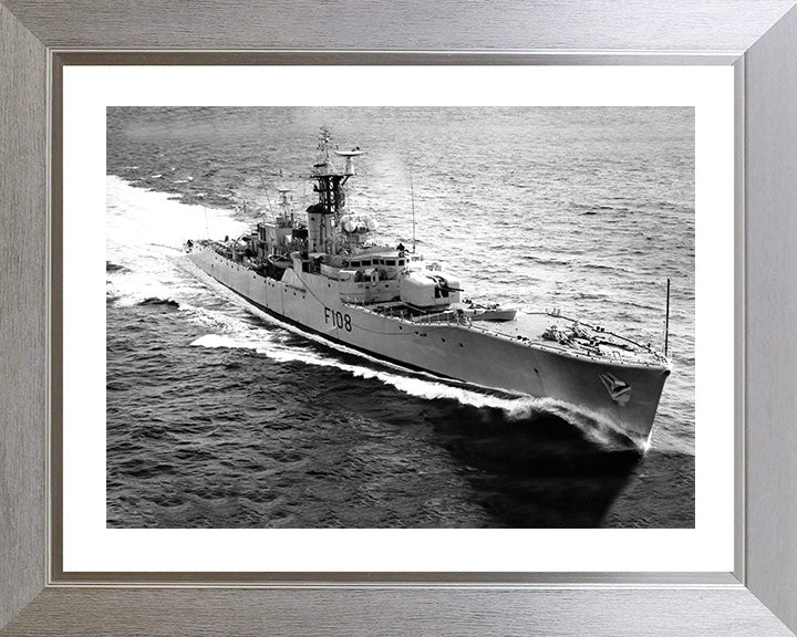 HMS Londonderry F108 Royal Navy Rothesay class frigate Photo Print or Framed Print - Hampshire Prints