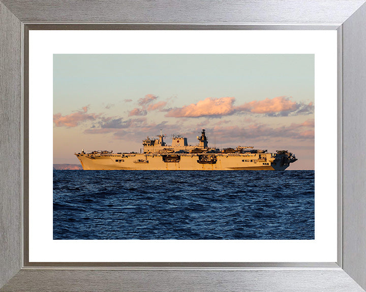 HMS Ocean L12 Royal Navy helicopter carrier Photo Print or Framed Print - Hampshire Prints