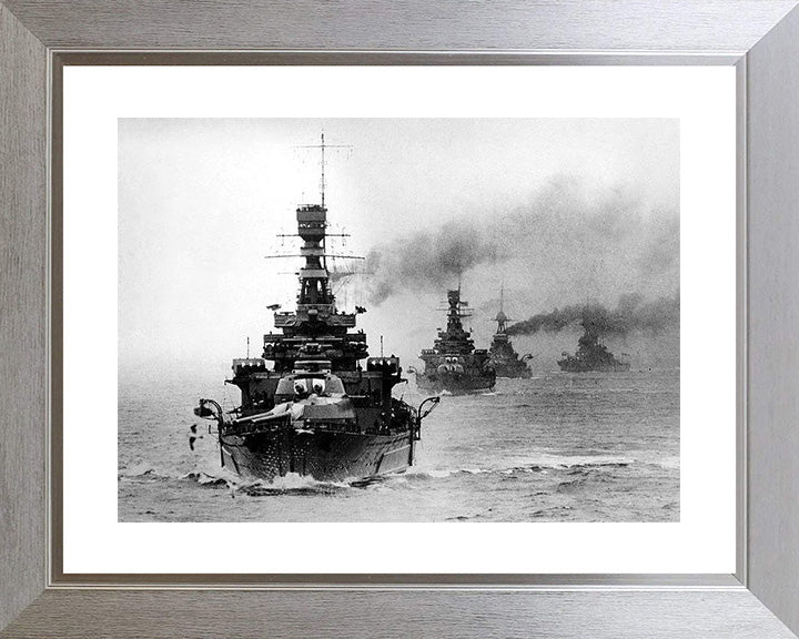 HMS Repulse (1916) Royal Navy Renown class battlecruiser Photo Print or Framed Print - Hampshire Prints