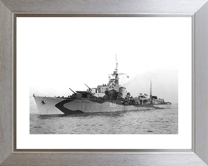 HMS Teazer R23 (F23) Royal Navy T class destroyer Photo Print or Framed Print - Hampshire Prints