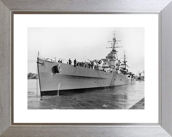 HMS Black Prince (81) Royal Navy Dido class light cruiser Photo Print or Framed Print - Hampshire Prints