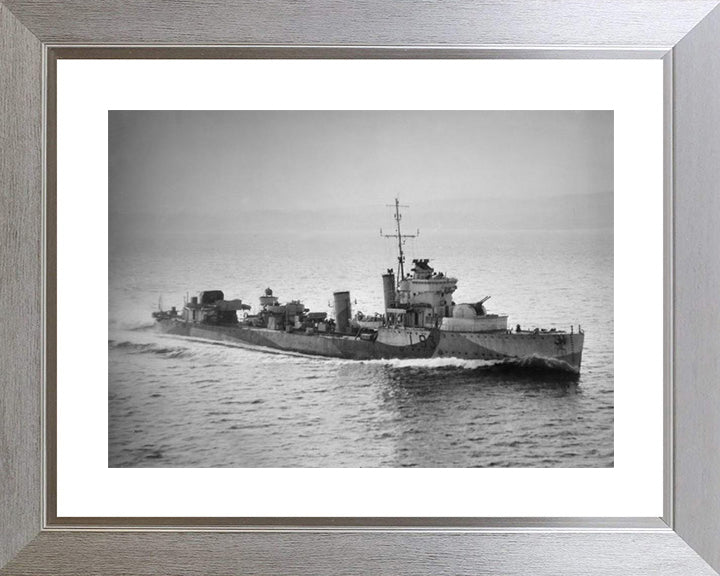 HMS Verdun L93 Royal Navy Admiralty V class destroyer Photo Print or Framed Print - Hampshire Prints