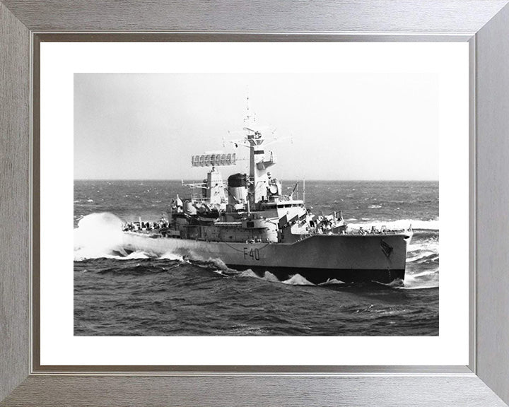 HMS Sirius F40 Royal Navy Leander class frigate Photo Print or Framed Print - Hampshire Prints