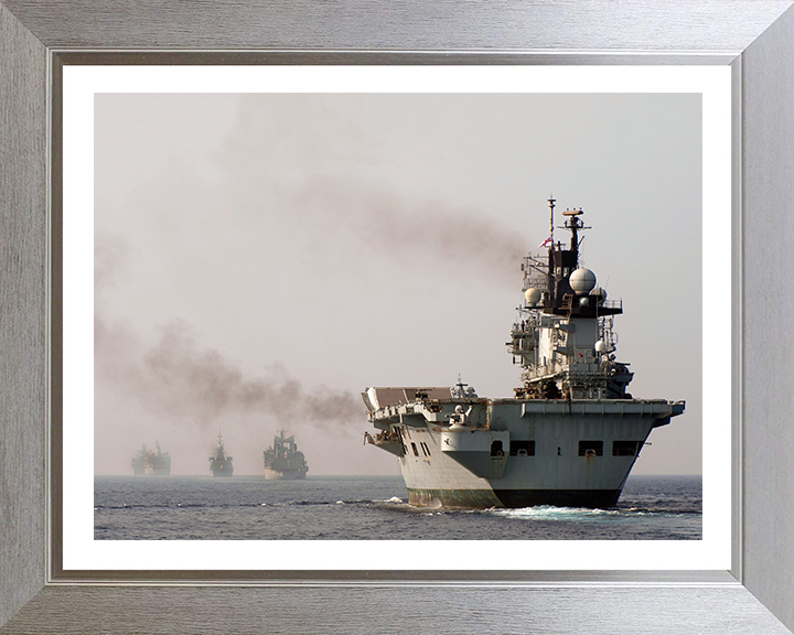 HMS Illustrious R06 Royal Navy Invincible class Aircraft Carrier Photo Print or Framed Print - Hampshire Prints