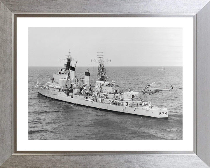 HMS Lion C34 | Photo Print | Framed Print | Poster | Tiger Class | Cruiser | Royal Navy - Hampshire Prints