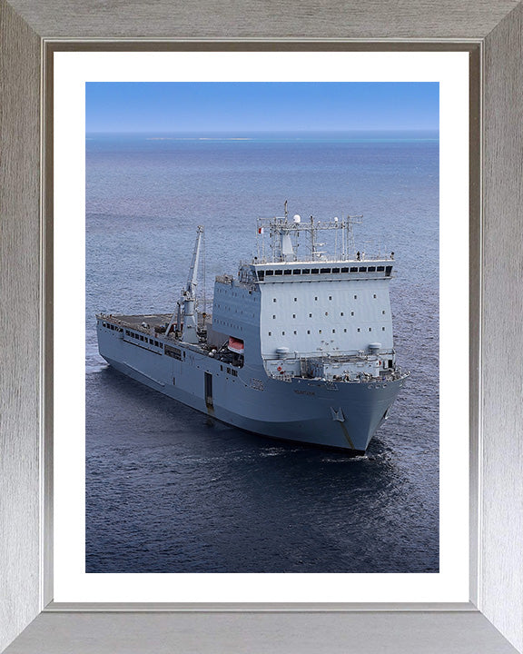 RFA Mounts Bay L3008 Royal Fleet Auxiliary Bay class auxiliary dock landing ship Photo Print or Framed Print - Hampshire Prints