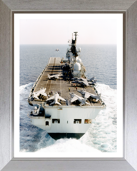 HMS Illustrious R06 Royal Navy Invincible class Aircraft Carrier Photo Print or Framed Print - Hampshire Prints