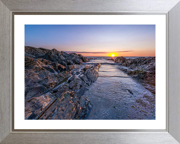 Westward Ho! Bideford Devon at sunset Photo Print - Canvas - Framed Photo Print - Hampshire Prints