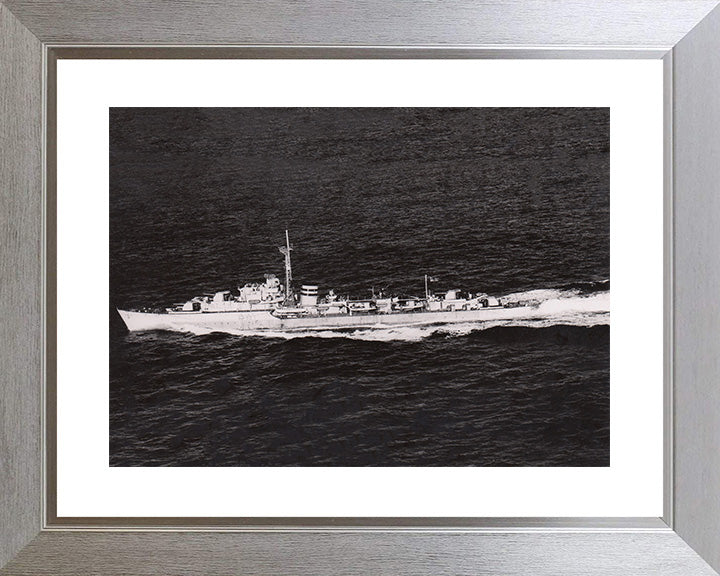 HMS Zebra R81 Royal Navy Z Class destroyer Photo Print or Framed Print - Hampshire Prints