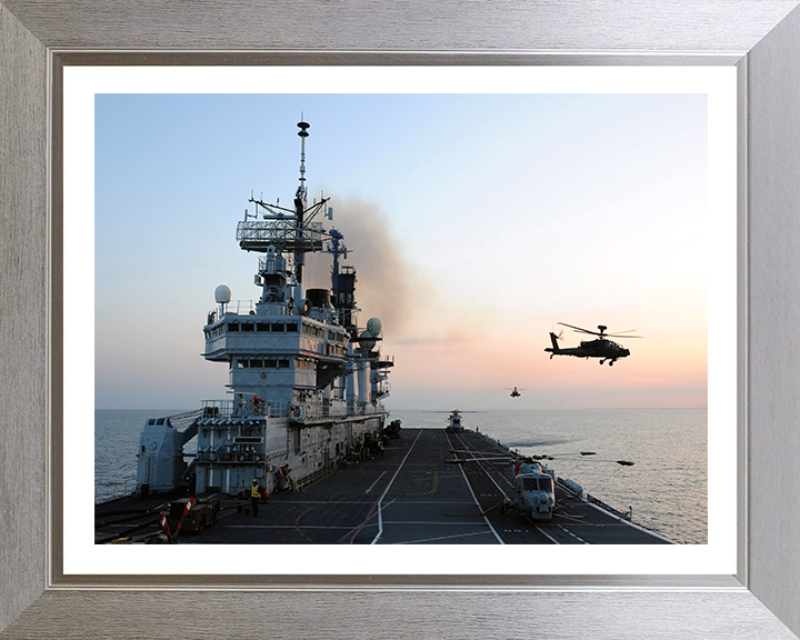 HMS Illustrious R06 Royal Navy Invincible class Aircraft Carrier Photo Print or Framed Print - Hampshire Prints