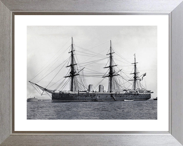 HMS Raleigh 1873 Royal Navy unarmed Frigate Photo Print or Framed Print - Hampshire Prints