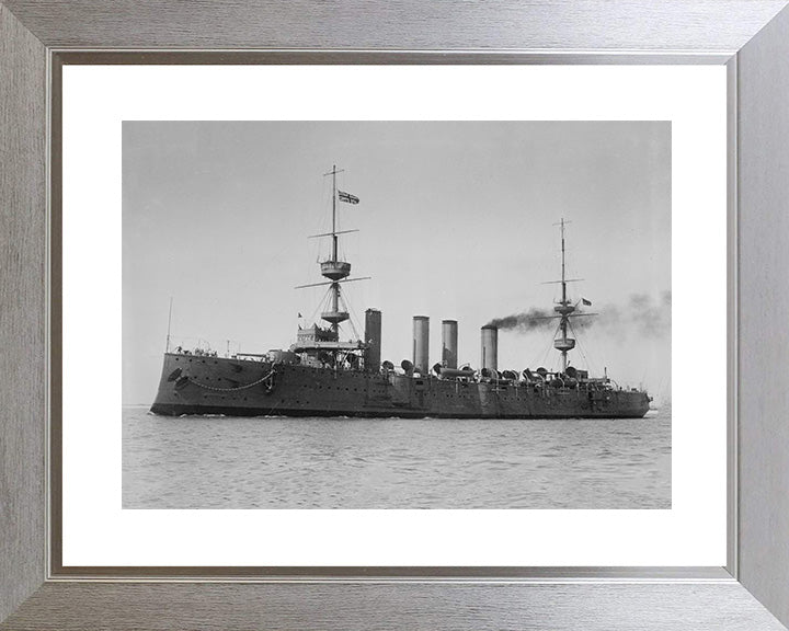 HMS Terrible (1895) Royal Navy Powerful class protected cruiser Photo Print or Framed Print - Hampshire Prints