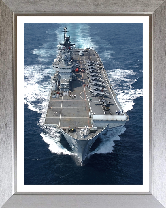 HMS Illustrious R06 Royal Navy Invincible class Aircraft Carrier Photo Print or Framed Print - Hampshire Prints