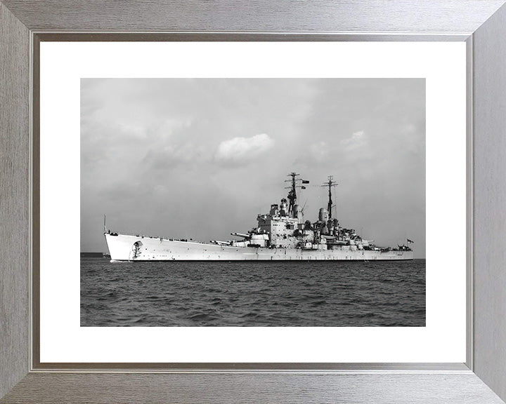 HMS Vanguard (23) Royal Navy fast battleship Photo Print or Framed Print - Hampshire Prints