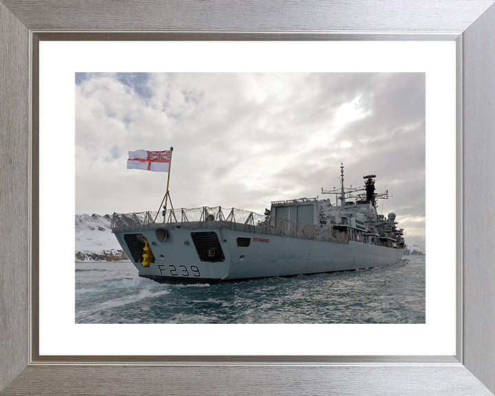 HMS Richmond F239 Royal Navy type 23 Frigate Photo Print or Framed Print - Hampshire Prints