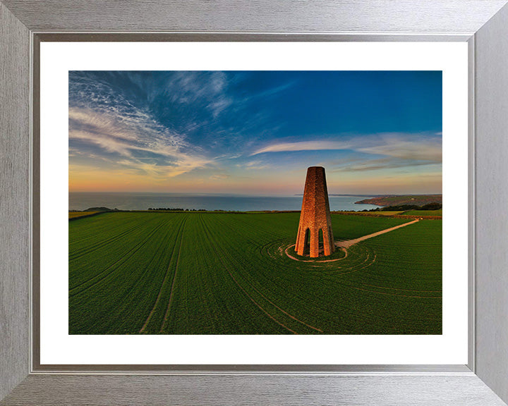 The Daymark Dartmouth Devon at sunset Photo Print - Canvas - Framed Photo Print - Hampshire Prints