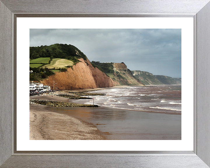Sidmouth beach Devon Photo Print - Canvas - Framed Photo Print - Hampshire Prints
