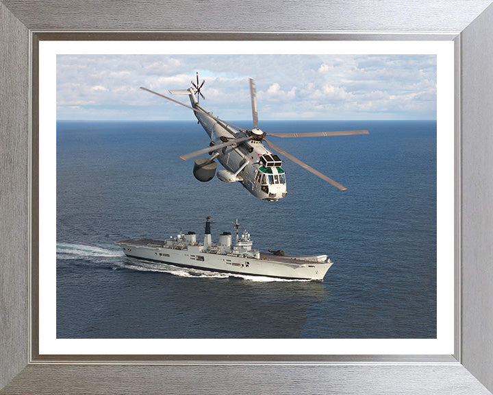 HMS Invincible R05 Royal Navy Invincible Class aircraft carrier Photo Print or Framed Print - Hampshire Prints