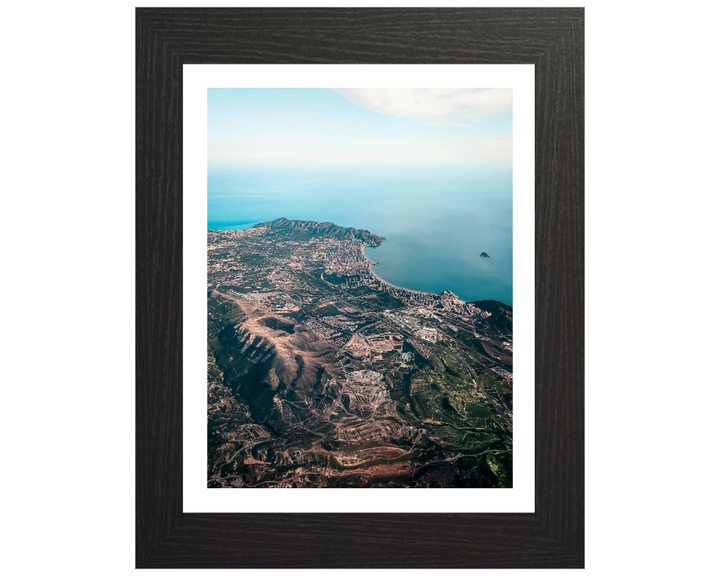 Benidorm Spain from above Photo Print - Canvas - Framed Photo Print - Hampshire Prints