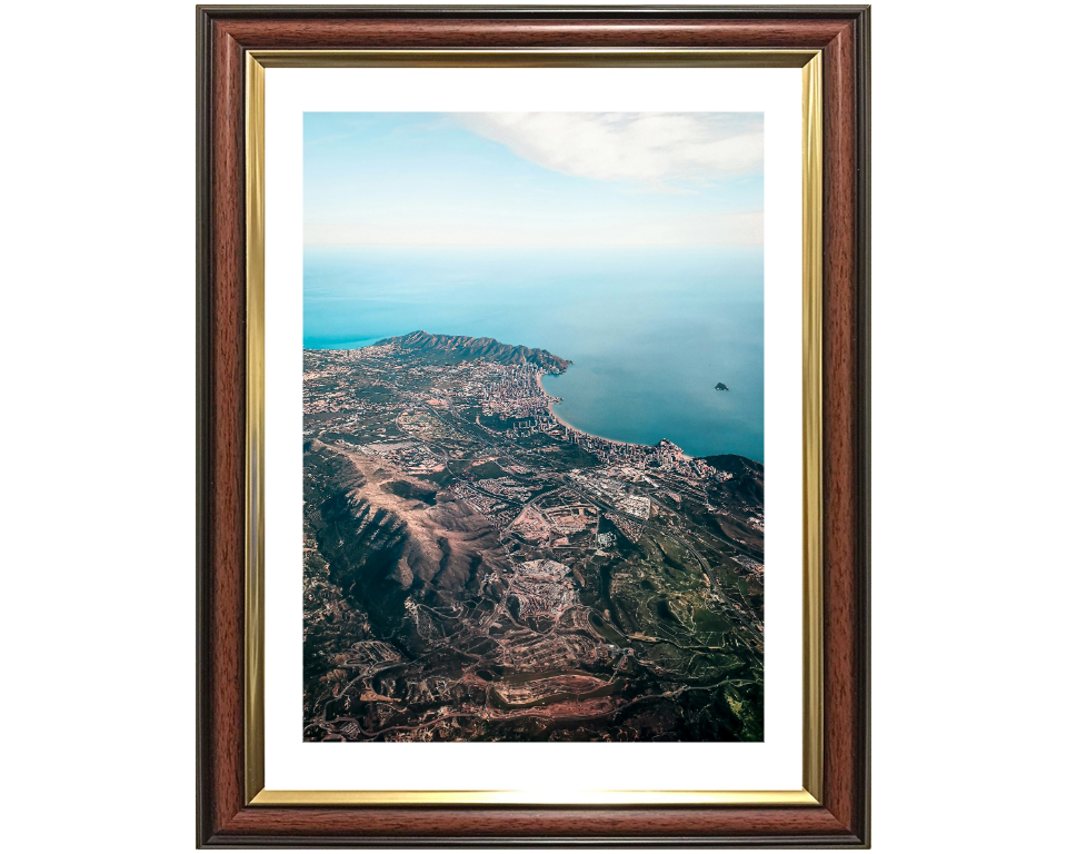 Benidorm Spain from above Photo Print - Canvas - Framed Photo Print - Hampshire Prints