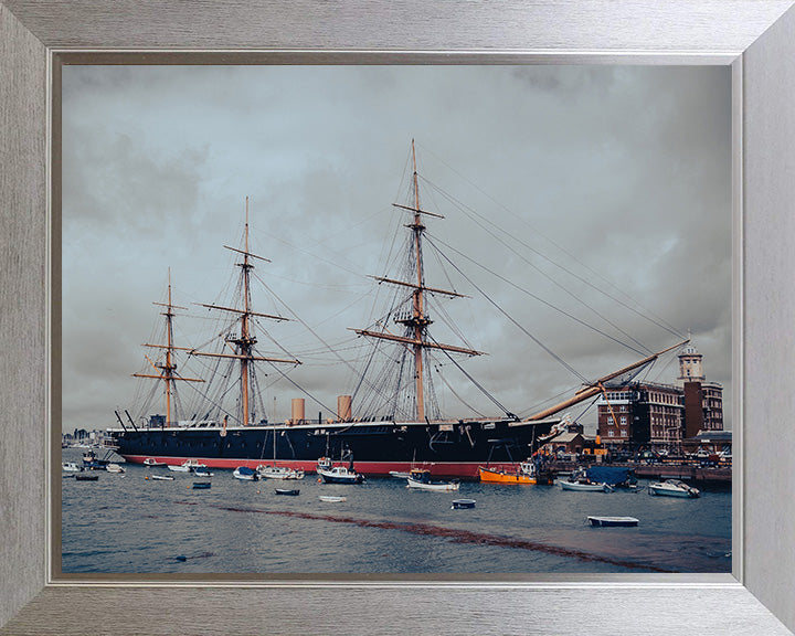 HMS Warrior 1860 | Photo Print | Framed Print | Poster | Steam-powered Armoured Frigate | Royal Navy - Hampshire Prints