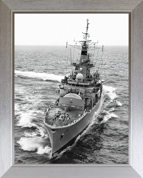 HMS Naiad F39 Royal Navy Leander class frigate Photo Print or Framed Photo Print - Hampshire Prints