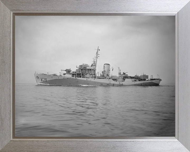 HMS Snowflake K211 Royal Navy Flower class corvette Photo Print or Framed Print - Hampshire Prints