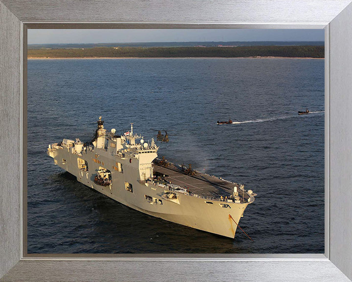 HMS Ocean L12 Royal Navy helicopter carrier Photo Print or Framed Print - Hampshire Prints