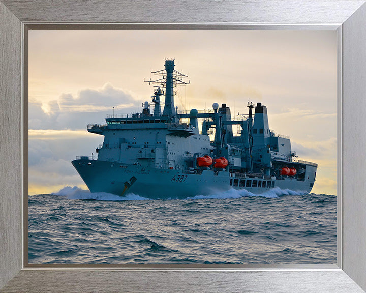 RFA Fort Victoria A387 Royal Fleet Auxiliary Fort class tanker Photo Print or Framed Print - Hampshire Prints