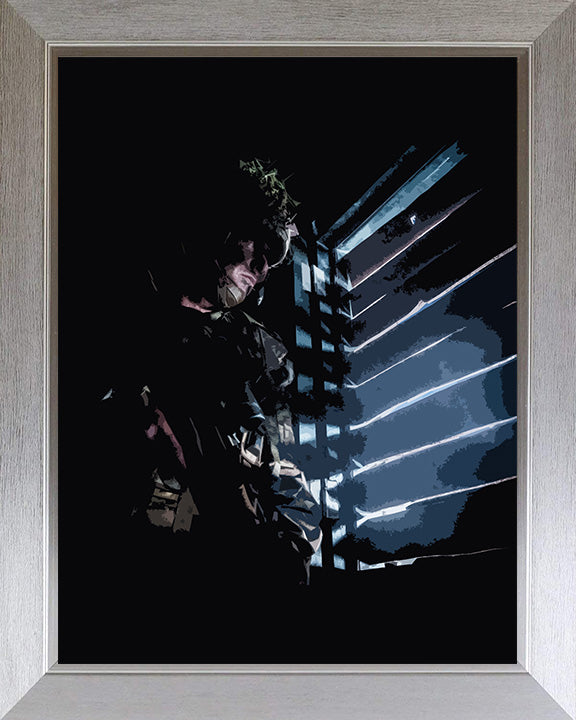 Royal Marines Commando dark and light artwork Print - Canvas - Framed Print - Hampshire Prints