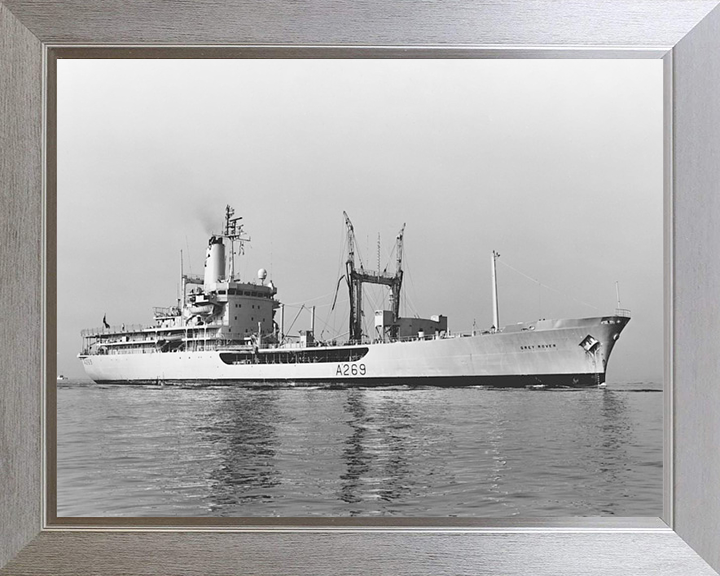 RFA Grey Rover A269 Royal Fleet Auxiliary Rover class small fleet tanker Photo Print or Framed Print - Hampshire Prints