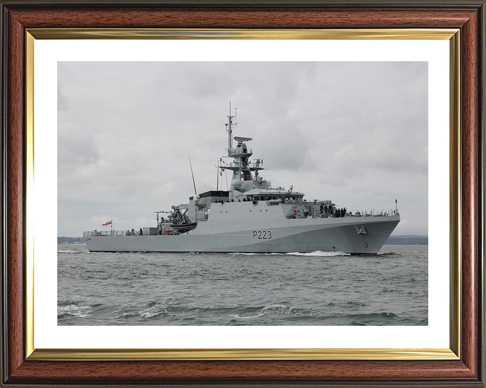 HMS Medway P223 Royal Navy River class offshore patrol vessel Photo Print or Framed Photo Print - Hampshire Prints