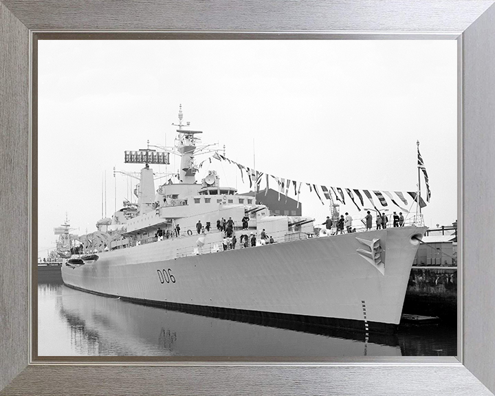 HMS Hampshire D06 Royal Navy County class destroyer Photo Print or Framed Print - Hampshire Prints