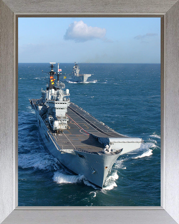 HMS Invincible R05 Royal Navy Invincible Class aircraft carrier Photo Print or Framed Print - Hampshire Prints