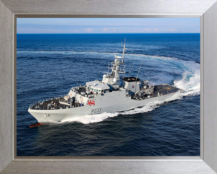 HMS Tamar P233 Royal Navy River class offshore patrol vessel Photo Print or Framed Print - Hampshire Prints