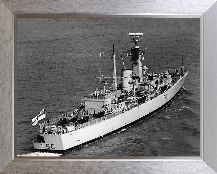 HMS Jupiter F60 Royal Navy Leander class frigate Photo Print or Framed Print - Hampshire Prints