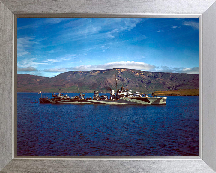 HMS Hesperus H57 Royal Navy H class Destroyer Photo Print or Framed Print - Hampshire Prints