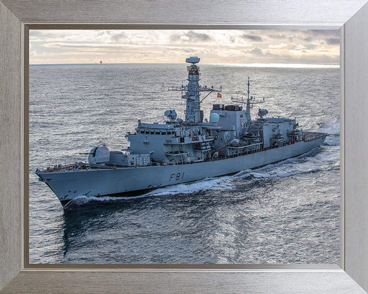 HMS Sutherland F81 Royal Navy type 23 Frigate Photo Print or Framed Print - Hampshire Prints