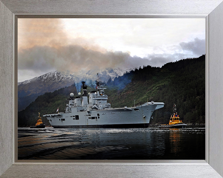 HMS Illustrious R06 Royal Navy Invincible class Aircraft Carrier Photo Print or Framed Print - Hampshire Prints