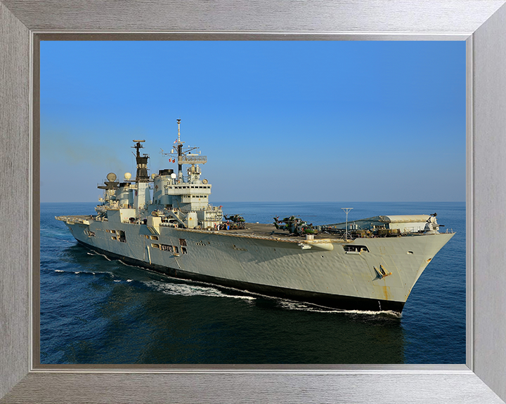 HMS Illustrious R06 Royal Navy Invincible class Aircraft Carrier Photo Print or Framed Print - Hampshire Prints