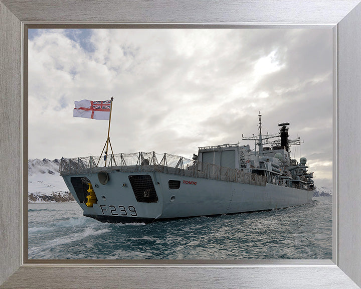 HMS Richmond F239 Royal Navy type 23 Frigate Photo Print or Framed Print - Hampshire Prints