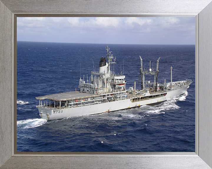 RFA Grey Rover A269 Royal Fleet Auxiliary Rover class small fleet tanker Photo Print or Framed Print - Hampshire Prints