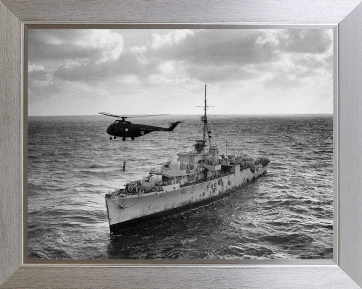 HMS Pheasant F49 (U49) Royal Navy Modified Black Swan class sloop Photo Print or Framed Print - Hampshire Prints