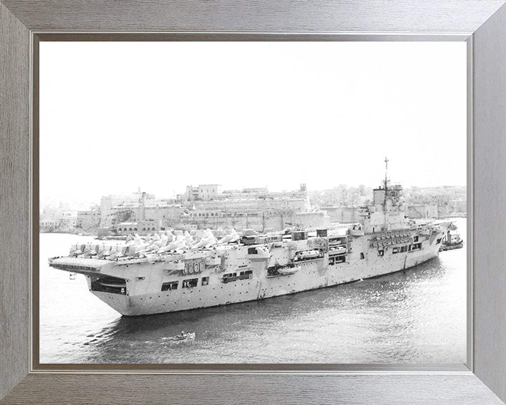 HMS Unicorn I72 Royal Navy aircraft repair ship Photo Print or Framed Print - Hampshire Prints