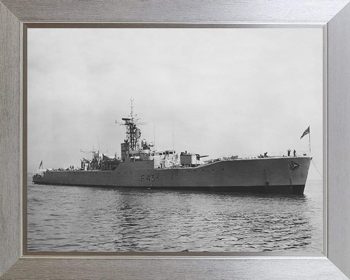 HMS Torquay F43 Royal Navy Whitby class frigate Photo Print or Framed Print - Hampshire Prints